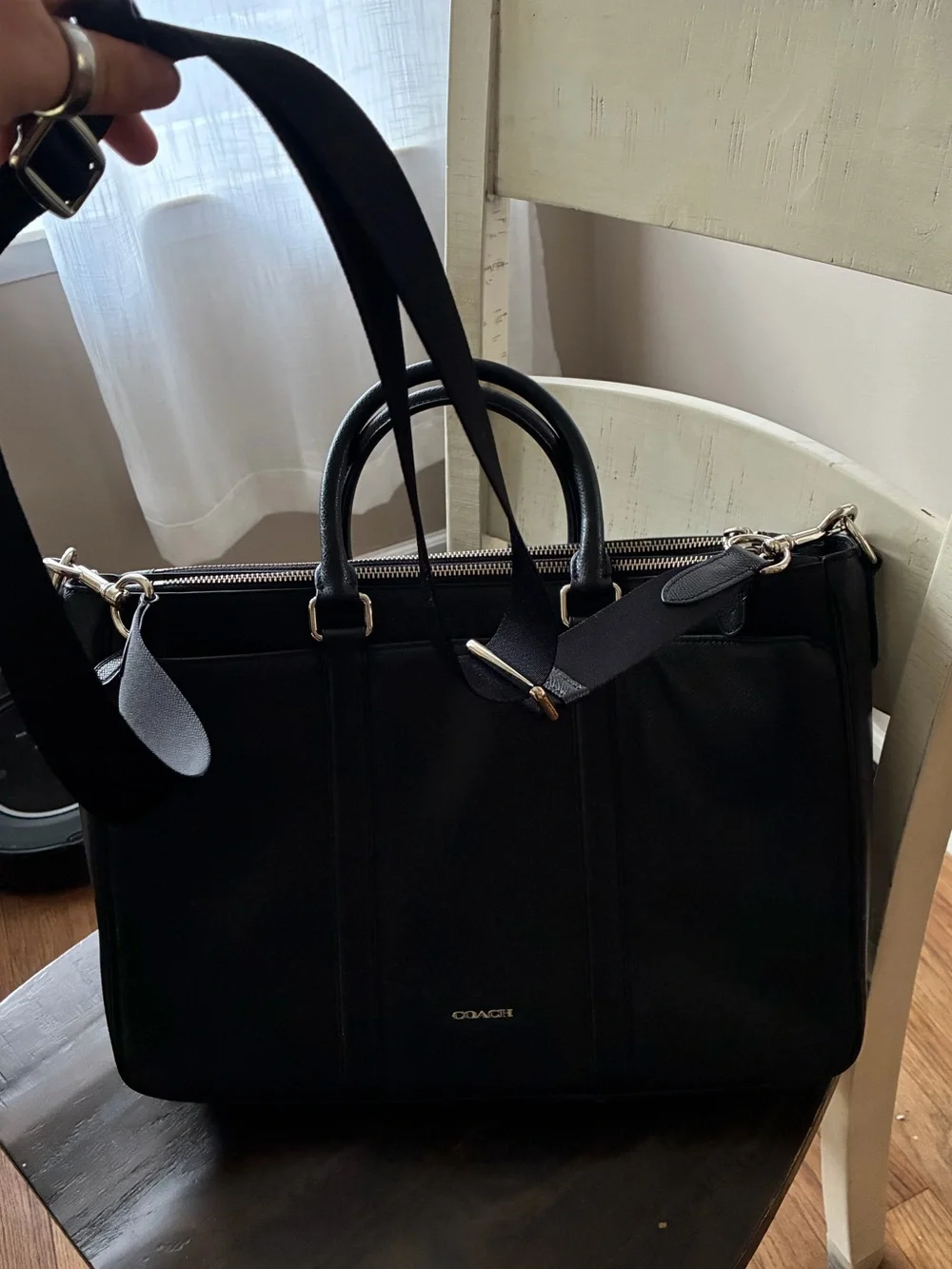 Large Coach Briefcase Tote Bag